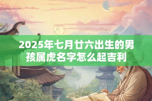 2025年七月廿六出生的男孩属虎名字怎么起吉利 2025年七月廿六出生的男孩属虎名字怎么起吉利