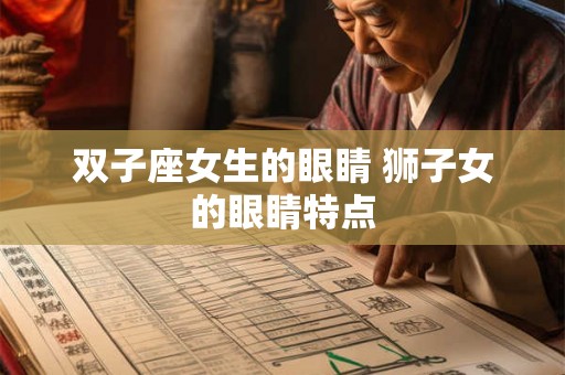 双子座女生的眼睛 狮子女的眼睛特点 双子座女生的眼睛 狮子女的眼睛特点