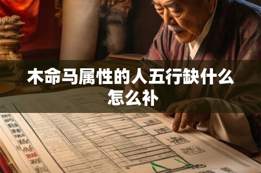 木命马属性的人五行缺什么 怎么补