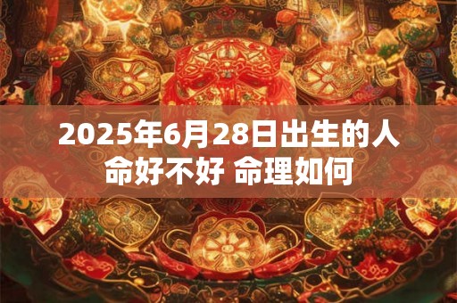 2025年6月28日出生的人命好不好 命理如何