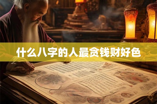 什么八字的人最贪钱财好色 什么八字的人最贪钱财好色
