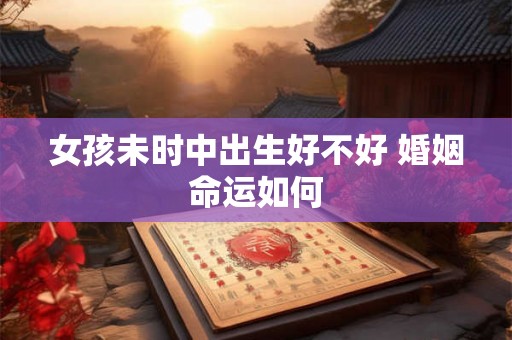 女孩未时中出生好不好 婚姻命运如何 女孩未时中出生好不好 婚姻命运如何