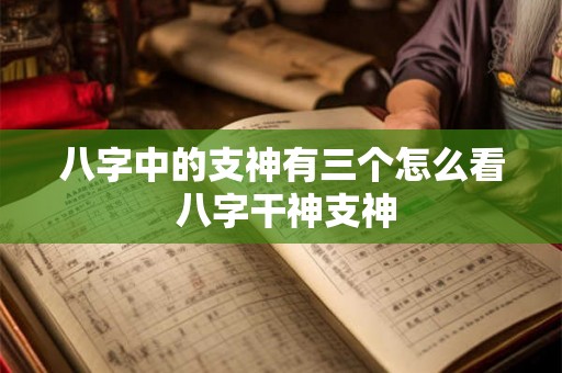 八字中的支神有三个怎么看 八字干神支神 八字中的支神有三个怎么看 八字干神支神