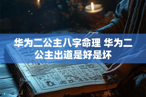 华为二公主八字命理 华为二公主出道是好是坏