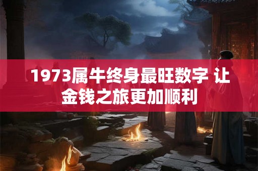 1973属牛终身最旺数字 让金钱之旅更加顺利