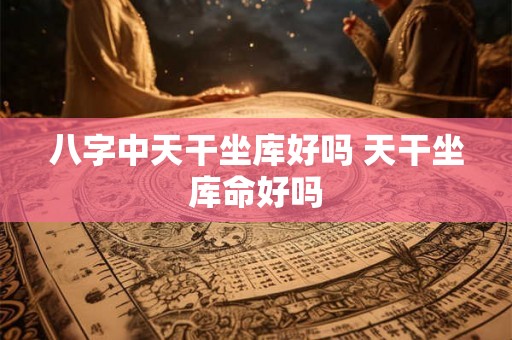 八字中天干坐库好吗 天干坐库命好吗 八字中天干坐库好吗 天干坐库命好吗