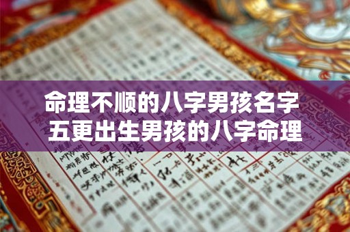 命理不顺的八字男孩名字 五更出生男孩的八字命理 命理不顺的八字男孩名字 五更出生男孩的八字命理