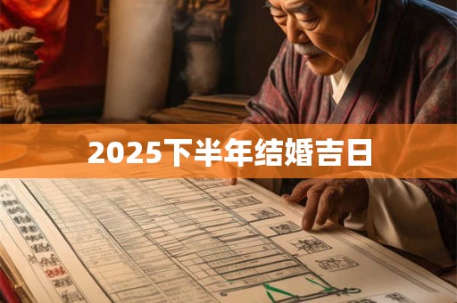 2025下半年结婚吉日 2025下半年结婚吉日
