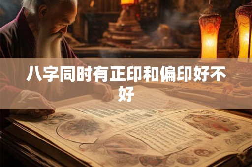 八字同时有正印和偏印好不好 八字同时有正印和偏印好不好