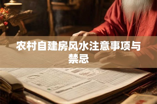 农村自建房风水注意事项与禁忌 农村自建房风水注意事项与禁忌