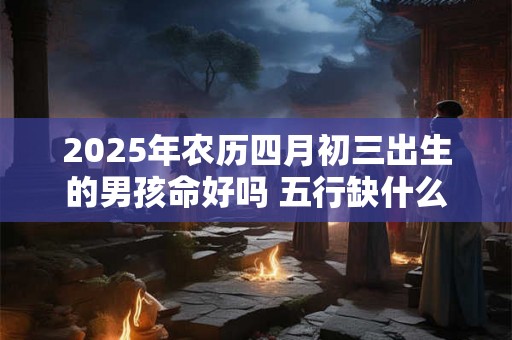 2025年农历四月初三出生的男孩命好吗 五行缺什么
