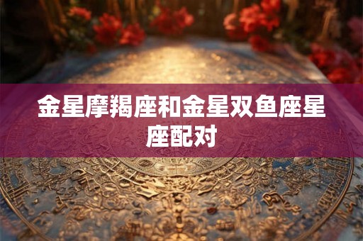 金星摩羯座和金星双鱼座星座配对 金星摩羯座和金星双鱼座星座配对