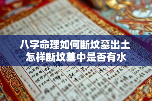 八字命理如何断坟墓出土 怎样断坟墓中是否有水