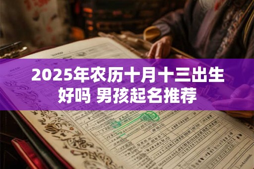 2025年农历十月十三出生好吗 男孩起名推荐 2025年农历十月十三出生好吗 男孩起名推荐