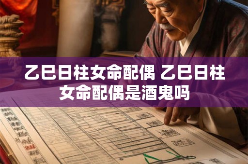乙巳日柱女命配偶 乙巳日柱女命配偶是酒鬼吗 乙巳日柱女命配偶 乙巳日柱女命配偶是酒鬼吗