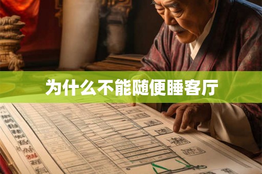 为什么不能随便睡客厅 为什么不能随便睡客厅
