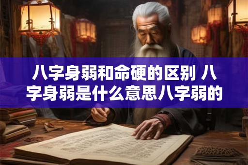 八字身弱和命硬的区别 八字身弱是什么意思八字弱的人命运好不好 八字身弱和命硬的区别 八字身弱是什么意思八字弱的人命运好不好