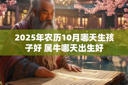 2025年农历10月哪天生孩子好 属牛哪天出生好 2025年农历10月哪天生孩子好 属牛哪天出生好