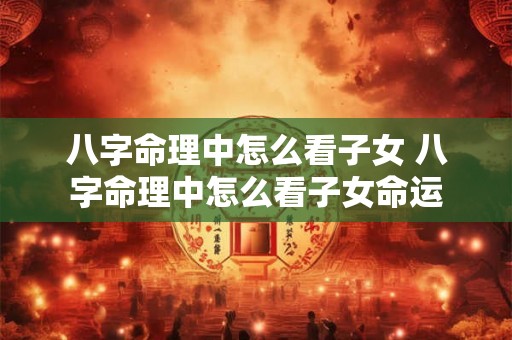 八字命理中怎么看子女 八字命理中怎么看子女命运 八字命理中怎么看子女 八字命理中怎么看子女命运