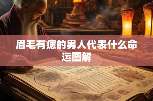 眉毛有痣的男人代表什么命运图解 眉毛有痣的男人代表什么命运图解
