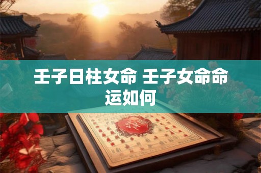 壬子日柱女命 壬子女命命运如何 壬子日柱女命 壬子女命命运如何