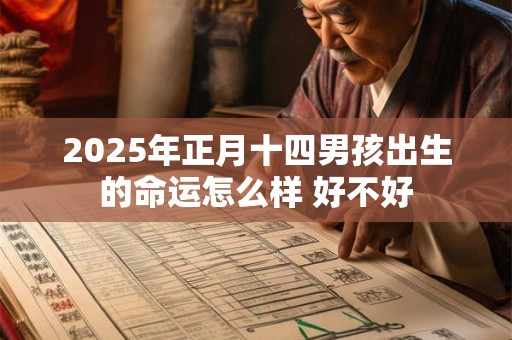 2025年正月十四男孩出生的命运怎么样 好不好 2025年正月十四男孩出生的命运怎么样 好不好