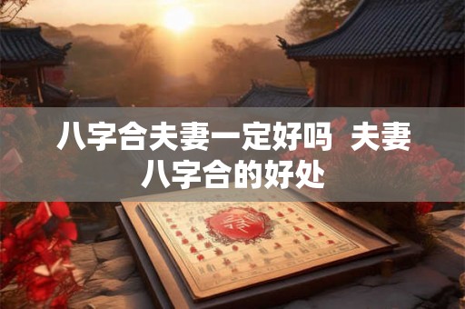 八字合夫妻一定好吗 夫妻八字合的好处 八字合夫妻一定好吗 夫妻八字合的好处