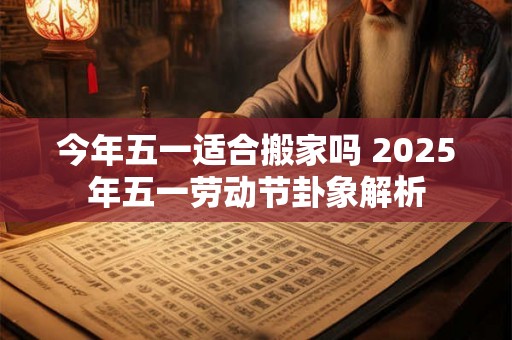 今年五一适合搬家吗 2025年五一劳动节卦象解析