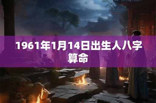 1961年1月14日出生人八字算命 1961年1月14日出生人八字算命