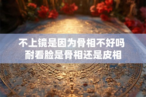 不上镜是因为骨相不好吗 耐看脸是骨相还是皮相