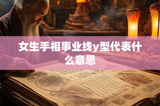 女生手相事业线y型代表什么意思 女生手相事业线y型代表什么意思