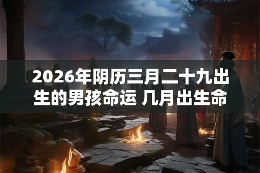 2026年阴历三月二十九出生的男孩命运 几月出生命最差 2026年阴历三月二十九出生的男孩命运 几月出生命最差