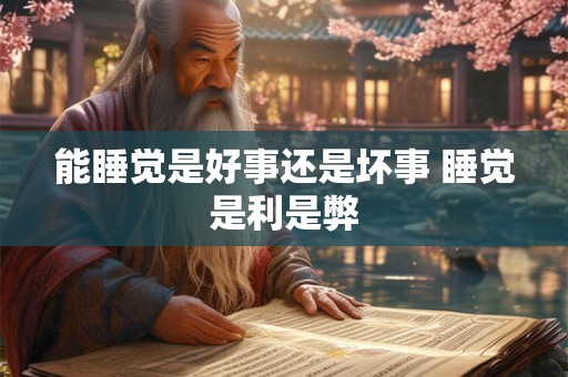 能睡觉是好事还是坏事 睡觉是利是弊