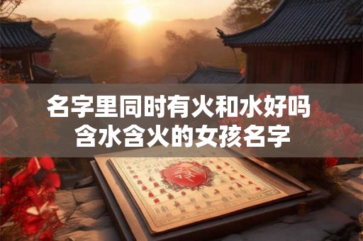 名字里同时有火和水好吗 含水含火的女孩名字 名字里同时有火和水好吗 含水含火的女孩名字