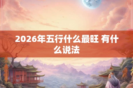 2026年五行什么最旺 有什么说法 2026年五行什么最旺 有什么说法