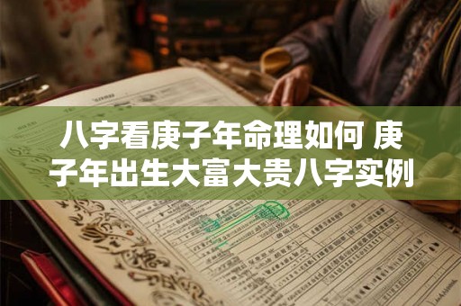 八字看庚子年命理如何 庚子年出生大富大贵八字实例 八字看庚子年命理如何 庚子年出生大富大贵八字实例