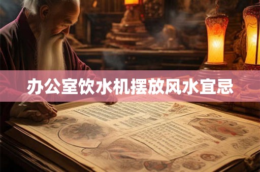 办公室饮水机摆放风水宜忌 办公室饮水机摆放风水宜忌