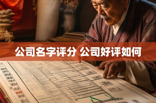 公司名字评分 公司好评如何 公司名字评分 公司好评如何