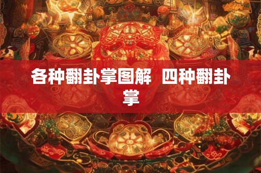各种翻卦掌图解 四种翻卦掌 各种翻卦掌图解 四种翻卦掌