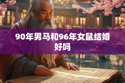 90年男马和96年女鼠结婚好吗 90年男马和96年女鼠结婚好吗