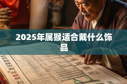2025年属猴适合戴什么饰品 2025年属猴适合戴什么饰品