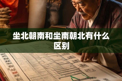坐北朝南和坐南朝北有什么区别 坐北朝南和坐南朝北有什么区别