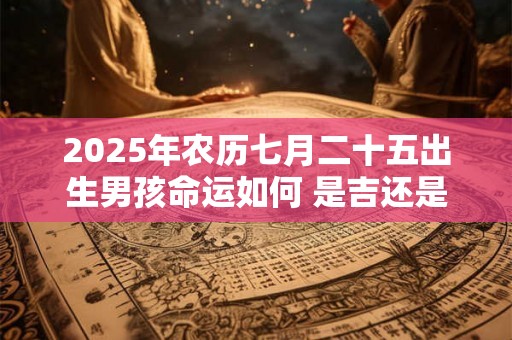 2025年农历七月二十五出生男孩命运如何 是吉还是凶 2025年农历七月二十五出生男孩命运如何 是吉还是凶