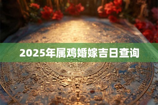 2025年属鸡婚嫁吉日查询 2025年属鸡婚嫁吉日查询