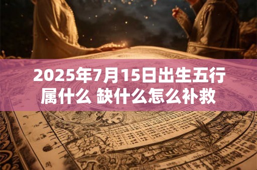 2025年7月15日出生五行属什么 缺什么怎么补救