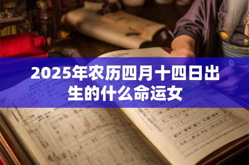 2025年农历四月十四日出生的什么命运女