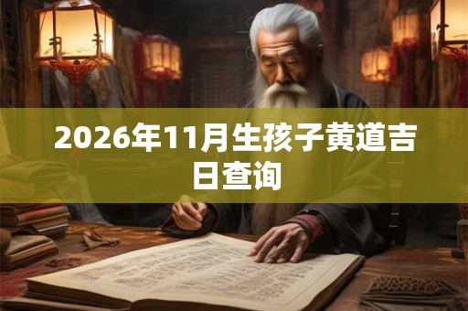2026年11月生孩子黄道吉日查询 2026年11月生孩子黄道吉日查询