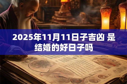 2025年11月11日子吉凶 是结婚的好日子吗 2025年11月11日子吉凶 是结婚的好日子吗