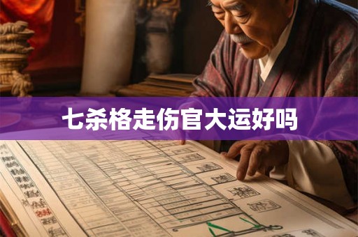 七杀格走伤官大运好吗 七杀格走伤官大运好吗