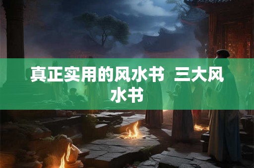 真正实用的风水书 三大风水书 真正实用的风水书 三大风水书